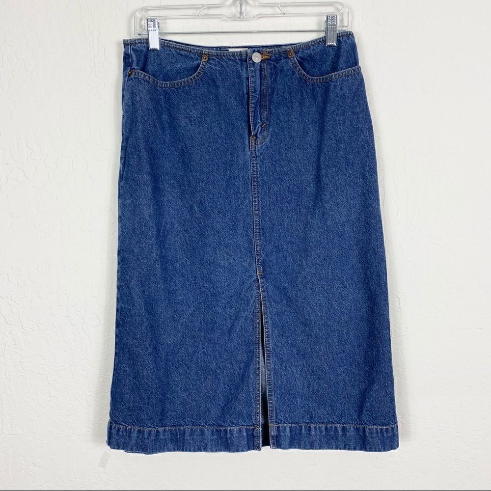 Levi’s Denim Jean Skirt w/ Front Slit
